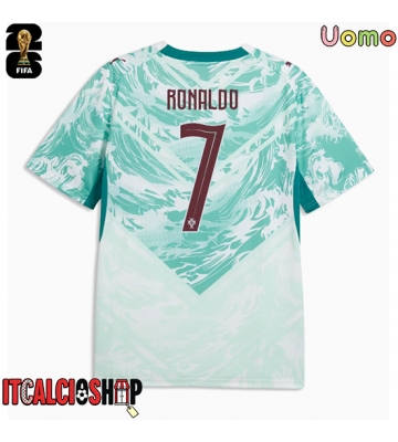 Portogallo Cristiano Ronaldo #7 Seconda Maglia Mondiali 2026 Manica Corta